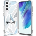 thumbnail image 1 of TalkingCase Slim Case Compatible for Samsung Galaxy S21 FE 5G (Fan Edition), Be Yourself Print, Lightweight, Flexible, Soft, USA, 1 of 7