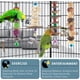 thumbnail image 5 of Juguetes para masticar pájaros, 5 paquetes de juguetes de madera natural para periquitos, jaula colgante para loros, soporte para percha para pájaros pequeños, cacatúas, loros, periquitos, p, 5 of 5