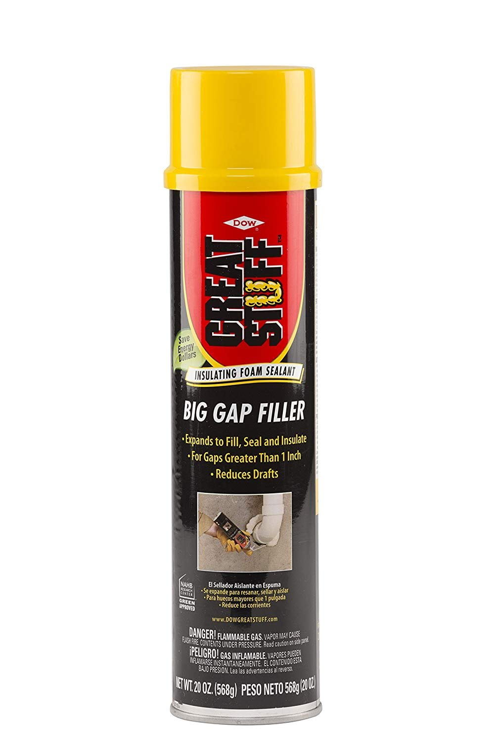 Great Stuff 157913 Big Gap Filler, 20 oz. (Pack of 12)