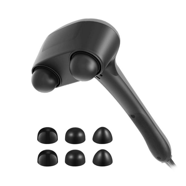 Naipo Handheld Massager Double Head Percussion Massager Electric With 6