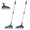Blue, Green, variant on Magic Silicone Broom All Surface Sweeper Squeegee for Wet and Dry Cleaning Dust, Dirt, Liquids, Pet Hair, Tile, Hardwood Floors, Carpet, Furniture, Windows, Shower Doors (Blue - 1 Pack)
