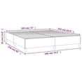 thumbnail image 5 of Bowery Hill Engineered Wood California King Bed Frame in Light Gray, 5 of 6
