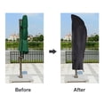 thumbnail image 3 of Cubierta De Sombrilla Cubierta De Paraguas Extra Grande Con Cremallera Exteriores Protector De Jardín De Plátano En Voladizo Con Bolsa De Almacenamiento Yuarrent HA013664-00, 3 of 6