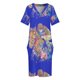 thumbnail image 4 of Vestido de noche de estilo coreano para mujer vestidos sueltos con bolsillos azul jinete Verano, 4 of 7