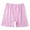 Pink, variant on Pajama Shorts Women Fashion Printed Elastic Waist Loose Fitting Modal Lounge Bottoms Thin Cozy Soft Casual Sleep Shorts