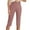 Rose, variant on Dressy Capri Pants for Women Work High Waist Capris Pants with Pocket Casual Office Hiking Golf Lounge Pants Rose, 2XL