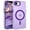 Purple, variant on YINLAI iPhone 16e Case 6.1" Slim Translucent Matte Magnetic Shockproof Anti Slip Protective Case for iPhone 16e 6.1 inch , Purple