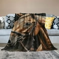 thumbnail image 2 of Chilfamy Horse Blanket Gifts for Kids Adults Women Girls Soft Warm Lightweight Cozy Watercolor Style Throw Blankets for Bed Sofa Living Room Couch Home 50x60in, 2 of 6