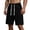 22# Black, variant on Men's Jorts Baggy Jean Shorts Mid Waist Vintage Summer Denim Shorts Black M