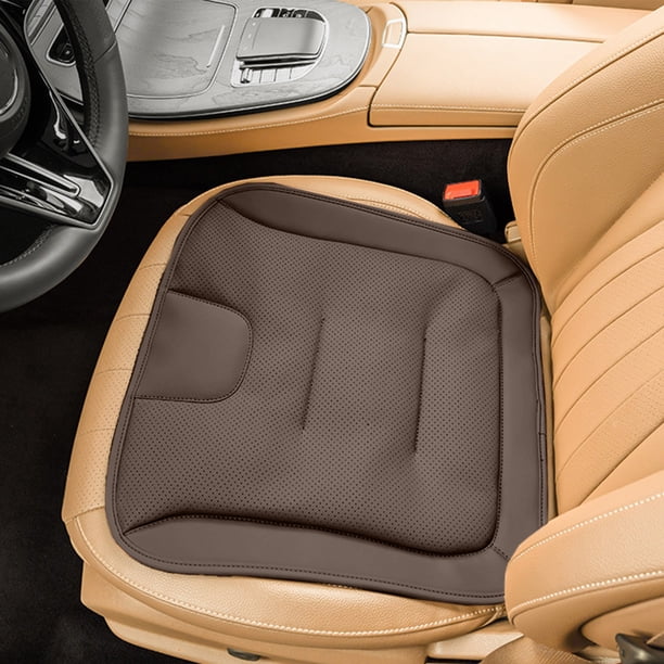 Leather Car Seat Cushion All Season Seat Cushion Fully Enclosed Leather Seat Cushion Seat Cover Breathable Seat