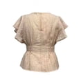 thumbnail image 4 of GEORGE G BLUSA CR MC CORRUGADA SMOCK CINTURA, 4 of 4