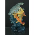 thumbnail image 4 of Veronese Design Dragón deslizándose a lo largo de la estatua de las olas Veronese Design WU74631AC, 4 of 4