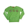 thumbnail image 4 of Butter Super Soft Long Sleeve Pullover Kangaroo Pocket Embellished Sweatshirt, 34860 neon lime snacks 3 / 6/7, 4 of 7