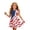 Red-6, variant on Girls Patriotic Short Sleeve Dress With Round Neck For Celebration And Daily Wear Stylish Girls Dress Suitable For Festival Day And Events