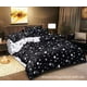 thumbnail image 1 of Especial para textiles para el hogar Juego de tres piezas con funda de edredón y funda de almohada con estampado de estrellas simple de doble cara Juego de ropa de cama, 1 of 1