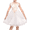 White Gingham Bodice, variant on Girls Dresses Short Sleeve Butterfly Floral Tulle Garden Party Picnic Spring Easter 4 Years