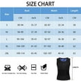 thumbnail image 7 of Kiwi Rata Men Sauna Suit Workout Waist Trainer Sweat Vest with Zipper and Adjustable Waist Trimmer Belt, 7 of 7