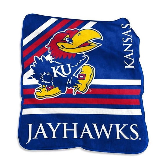 Logo Brands 157-26C 50 x 60 in. Kansas Raschel Throw