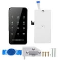thumbnail image 1 of Electronic Digital Locker Lock, Password Cabinet Lock, Ouch Screen Public Buildings For File Shoe Cabinet Locker Residence Community Wardrobes Gold,Silver, 1 of 8