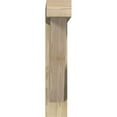 thumbnail image 2 of Ekena Millwork 6"W x 30"D x 30"H Traditional Block Rough Sawn Bracket w/ Offset Brace, Douglas Fir, 2 of 25
