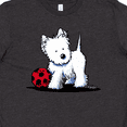 thumbnail image 4 of Inktastic Westie with Ball Youth T-Shirt, 4 of 5