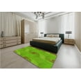 thumbnail image 4 of Ahgly Company Indoor Square Patterned Bright Green Area Rugs, 6' Square, 4 of 6