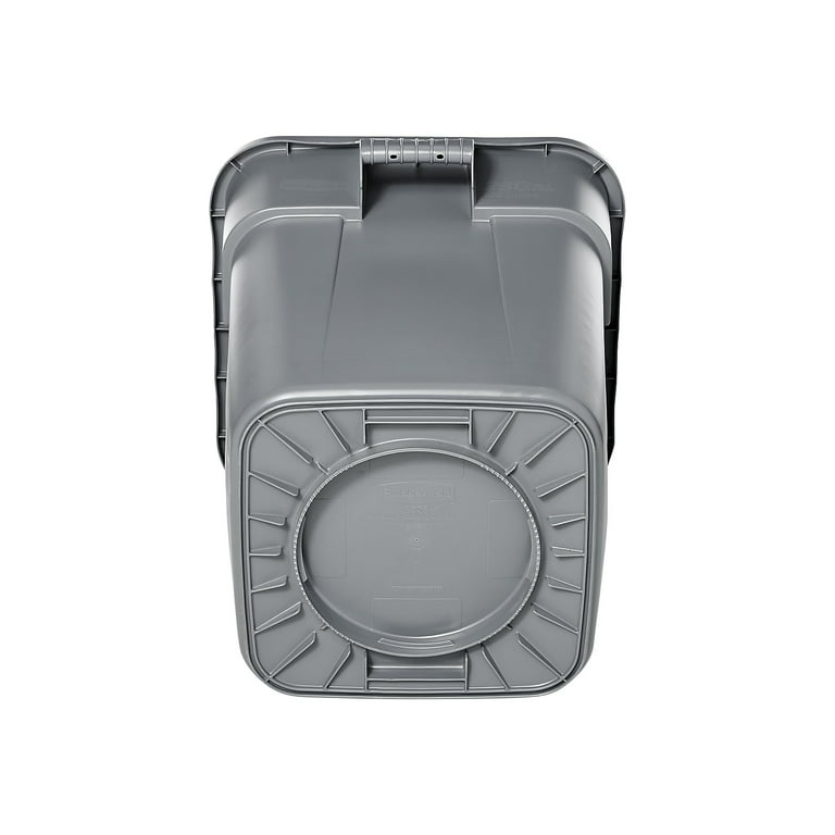 Rubbermaid Commercial Square Brute Container 40-Gal, Gray