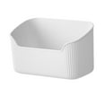 thumbnail image 1 of Xuanheng Cosmetic Display Case Makeup Holder Tray for Bathroom Vanity Cosmetics White, 1 of 8