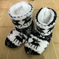 thumbnail image 3 of Chaussettes Chaudes et Confortables en Polaire Imprimée Gris, 3 of 3
