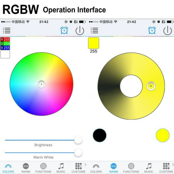 Sidaley Inicio DC5V 12V 24V Inalámbrico 12V 24V WiFi Controlador RGB / RGBW IR RF Controlador LED Type3 NO3