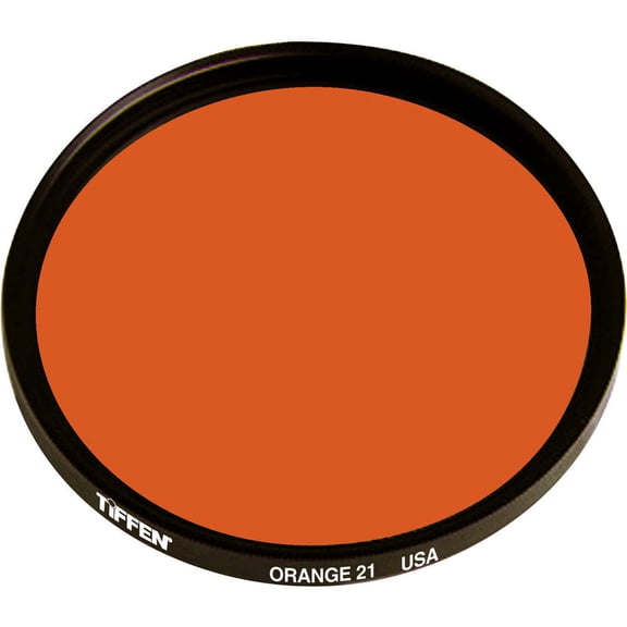Tiffen 82mm #21 Glass Filter - Dark Orange