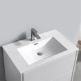 thumbnail image 3 of Fresca Catania 30" Wall Hung Modern Wood Bathroom Vanity in Glossy White, 3 of 8