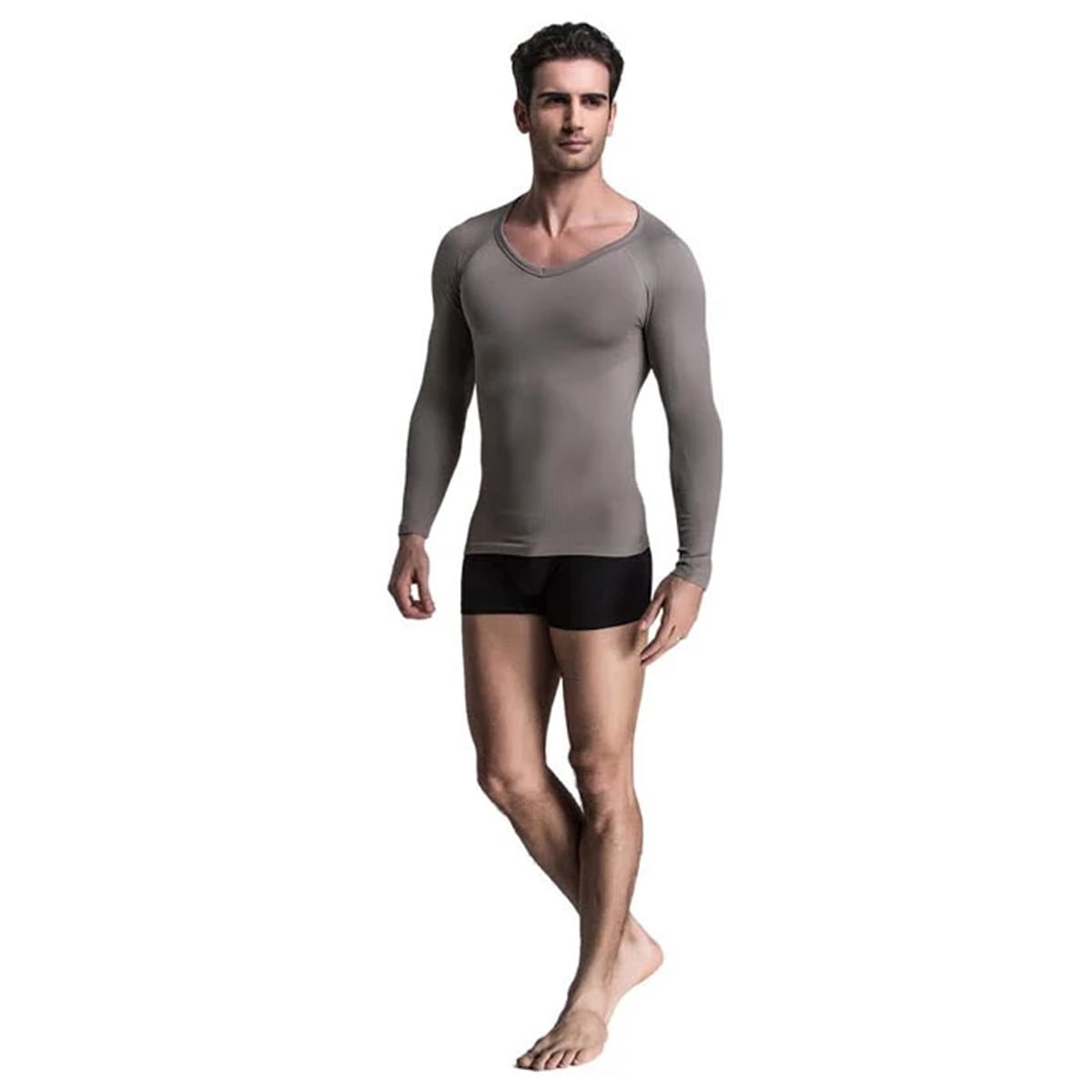 Mens Compression Slimming Long Sleeve Shirt