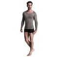 thumbnail image 5 of Mens Compression Slimming Long Sleeve Shirt, 5 of 6