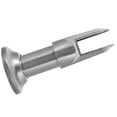 thumbnail image 2 of Toilet Partition Support Foot U-shaped Restroom Partition Bracket Stainless Steel Toilet Partition Rack, 2 of 9