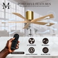 thumbnail image 7 of Matthews Fans - Irene-5H 5-Blade 60 Inch Flush Mount Ceiling Fan In Contemporary, 7 of 7