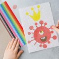 thumbnail image 5 of HLONK A4 Size Glitter Multi Color Glitter Cardstock Paper (20 Sheets), 5 of 5