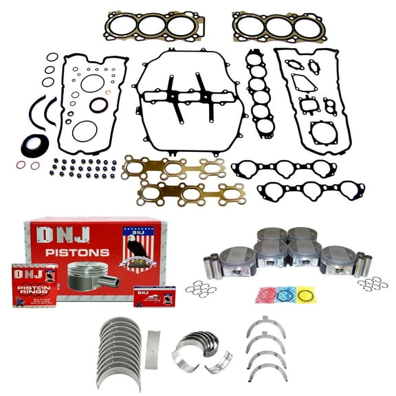 DNJ EK646 Engine Rebuild Kit Fits Cars & Trucks 2003-2008 Infiniti Nissan 350Z FX35 G35 M35 3.5L DOHC V6 24V 3498cc VQ35DE