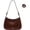 Coffee, variant on Small Shoulder Bag, Crossbody Bag - PU Leather, Y2K Vintage Party Handbag,Brown