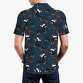 thumbnail image 4 of Balery Christmas Dachshund Printed Men’s Short Sleeve Polo Shirt, Midweight Men's Shirt,Golf Polo shirts -Medium, 4 of 9