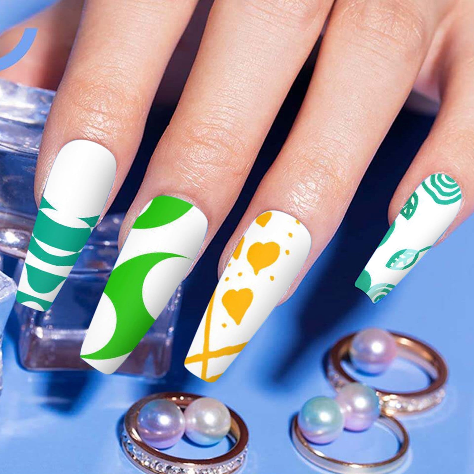 Jelly Polish Rhinestone Organizer Gel Nail Top Coat Hot Rhinestones Glitter for Face Gel Polishes Nail Rhinestone Makeup Wax Pens Gel Nail Top And Base Coat Nail Stickers for on Nails