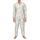 thumbnail image 3 of Balery Retro Rabbit Pijama para Hombre de Dos Piezas con Manga Larga, Conjunto de Dormir y Descanso Suave con Bolsillos-XX-Large, 3 of 7