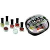 The Color Workshop Mini Nail Salon Kit, Black, 8 pc