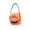 B005- Style E, variant on Halloween Candy Bags, Trick Or Treat Basket, Plastic Basket with Handle, Orange Jack O Lantern, Halloween Witch Decor, Halloween Goodies for Student, Treat Holding, Holiday Party