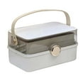 thumbnail image 5 of TOOYFUL Makeup Train Case Portable Makeup Bag Gift Beauty Tool Multifunctional Beauty Cosmetic Box Vanity Case for Toiletry Cosmetics white, 5 of 10
