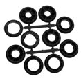 thumbnail image 5 of 1Pcs 8 Inch 200mm Steel Flat Wire Wheel Brush with 10pcs Adaptor Rings For Bench Grinder Polish, 5 of 5