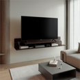 thumbnail image 1 of Marquis Floating Tv Stand Engineered Wood Stained Walnut, 1 of 7