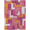 thumbnail image 2 of Addison Rugs Chantille Indoor/Outdoor Transitional Geometric Pink Washable Rectangle Rug, 8' x 10', 2 of 6