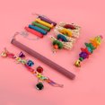 thumbnail image 3 of Wekity 5Pcs Colorful Pet Bird Cage Chewing Swing Hanging Bells Parrot Toy Set-0828, 3 of 5