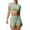 A Green, variant on HAPIMO Women's Workout Sets Casual Comfy Trasuits Slim Fitted Crop Tops High Waisted Tummy Control Spandex Booty Volleyball Shorts for Yoga Dance Pink XL